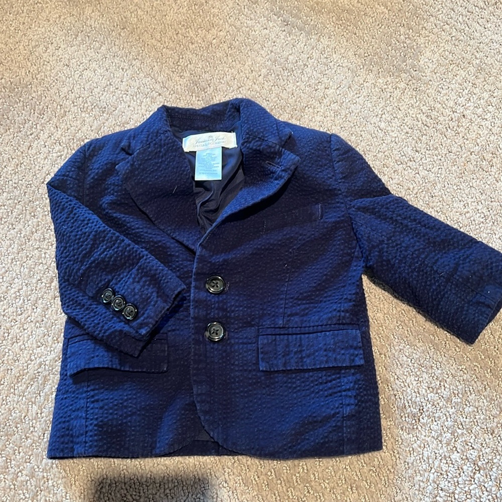 Janie & Jack seersucker blazer